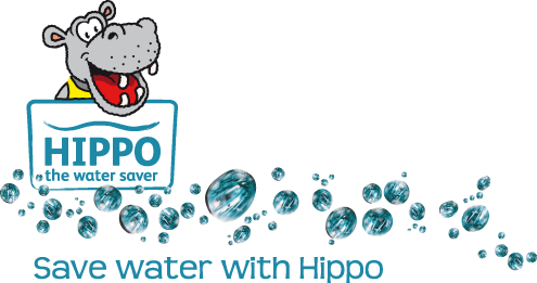 Hippo the water saver logo