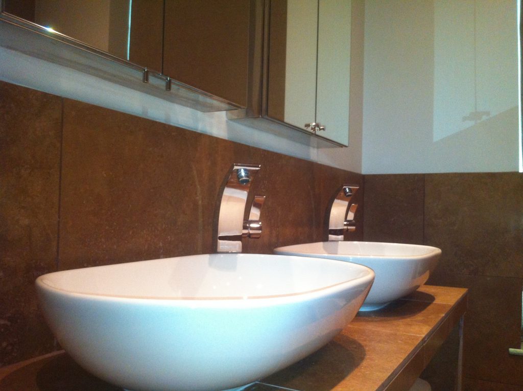 His and hers basins
